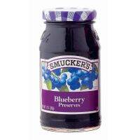 ราคาส่ง สมัคเกอร์ส แยมบลูเบอรี่ 340 กรัม SMUCKERS Blueberry Preserves 340 g  ล็อตใหม่ โปรคุ้ม เก็บเงินปลายทาง