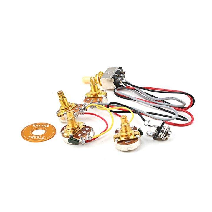 electric-guitar-wiring-harness-kit-replacement-2t2v-3-way-toggle-switch-250k-pots-amp-jack-for-les-pual-style-guitar