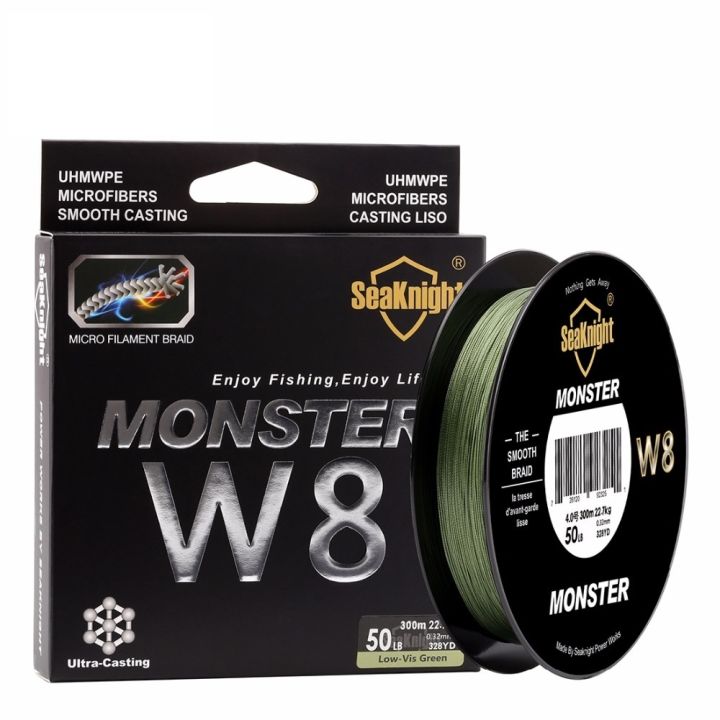 a-decent035-new-super-monster-manster-w8-super-strong-300m-8-strands-weaves-pe-soft-braided-fishing-line-rope-multifilament-20-100lb