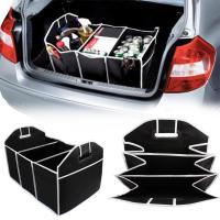 Factory Supply Car Trunk Organizer Adjustable Backseat Capacity Seat Organizer Automobile Bag Foldable High Storage Back Ox Q6F2