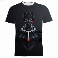 2023 NEW Black Panther t Shirt Men Women Cartoon Anime Tee Casual Short Sleeve 3d Tshirt Print Streetwear Tops fashion