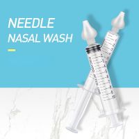 【CW】 2 Pcs Babi Cleaner Rhinitis Nasal Washer Needle Tube Baby Aspirator Syringe Washing for Children