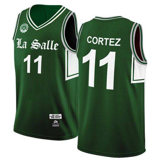 【Feb】 Green Archers Mike Cortez Jersey FULL SUBLIMATION BASKETBALL ...