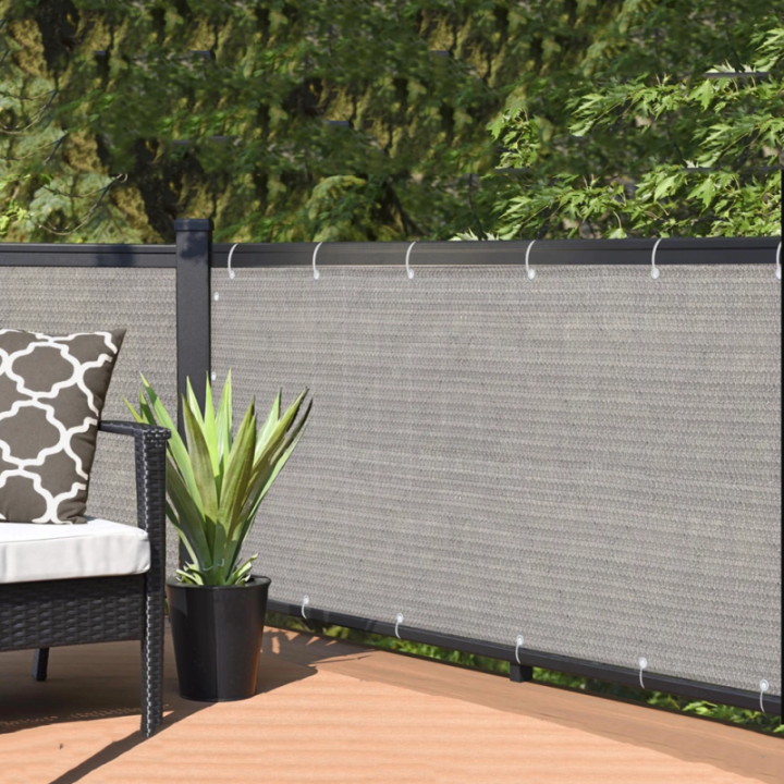 1m Hight Privacy Screen Fence Grey Color Heavy Duty Outdoor Backyard ...