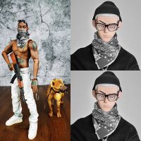 1/6 Soldier Scarf Military Tactical Bandana Face Scarves Outdoor Sports Bandana Scarf Hiking Scarf For 12" Action Figure Body