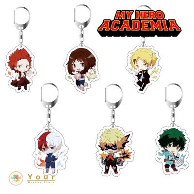 My Hero Academia พวงกุญแจ 8 แบบ มายฮีโร่ อคาเดเมีย อะคริลิค keychain มิโดริยะ บาคุโก ของเล่น ของสะสม ของขวัญ ของเล่นเด็ก ของเล่นถูกๆ 🇨🇳