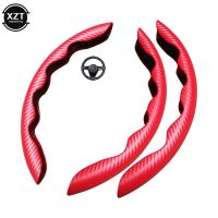 1Pair Useful Non-Slip Carbon Fiber Look Universal Car Steering Wheel Booster Cover Non-Slip Auto Interior Decoration Accessories