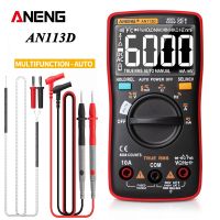 【CW】●⊕  AN113D Electrical Digital Multimeter 6000 Count Transistor Tester Rang ACDC Voltage Current Detector