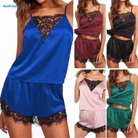 COD 【HODRD】Womens Sleepwear set Summer Lingerie Nightwear Pajama Sexy Sleeveless【Fashion】