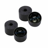 T44 Lug Nut Bolt Cover Black Cap OEM 1K06011739B9 Set Of 20 30 X 21.2mm For Golf Wheel Locking Types Cap Auto Parts Nails  Screws Fasteners