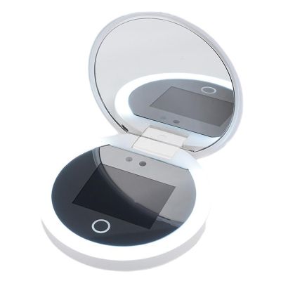 Smart UV Sunscreen Test Camera Makeup Mirror with LED Portable Rechargeable Mirror Beauty Sunscreen Detection Makeup