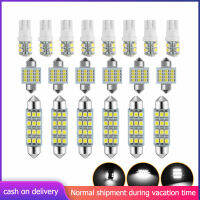 20ชิ้นไฟชุดหลอดไฟ Led T10/31มม./42SMD สำหรับตกแต่งภายในรถยนต์6500K แสงโดมส่องแผนที่ป้ายทะเบียนรถสว่างมากใช้งานได้อเนกประสงค์ DC12V