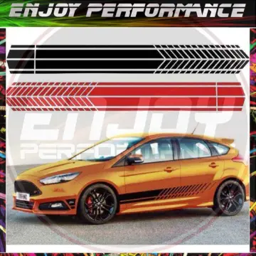 Car Decal 2PCS Car Side Stripes Side Stripe Skirts Graphics Vinyl Sticker  Decals Racing Sport Car Stickers Auto Body DIY : : Automotive
