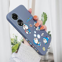 เคสโทรศัพท์ Hp สำหรับ OPPO A78 4G A78 4G เคสโทรศัพท์ดีไซน์ด้านข้างลายการ์ตูนรูปแมวอะนิเมะขอบสี่เหลี่ยมปลอกซิลิโคนน้ำเคสกล้องคลุมทั้งหมด