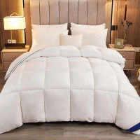 Home Textiles White Goose Down Duvet Pure Color Quilted Quilt Blanket Home Ho Wang Dong Quilt