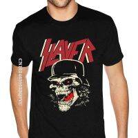 Hot sale The Slayer Eagle band graphic Mens 100% Cotton Round Neck Short Sleeve T-Shirt  Adult clothes