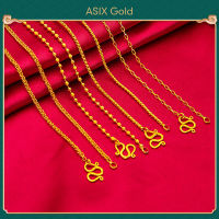ASIX GOLD สร้อยคอทองคำ 24K สำหรับผู้หญิง 999 ไม่ดำ ไม่ลอก