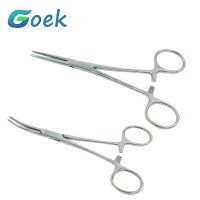 ♈☋ Dental Medical Tweezers 304 Pure Stainless Steel Surgical Needle Hook Pick Pliers Holder Hemostatic Forceps Hemostatic Forceps