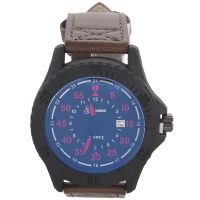 GONEWA Mens Leather Hand Casual Sports Calendar Quartz Watch GON010