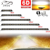 LED โคมไฟทำงาน814202632นิ้ว LED Light Bar Offroad 12V24V Strobe สีขาวคู่สี Spot Flood Combo สำหรับรถ SUV A หมอกโคมไฟ