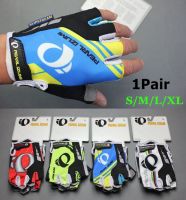 hotx【DT】 Cycling Anti-slip Anti-sweat Men Half Gloves Breathable Anti-shock MTB road