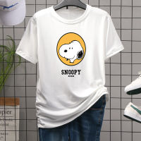 LZD เสื้อยืดลาย(Snoopy)เสื้อทีเชิ๊ต เสื้อยืดคอกลมแฟชั่นunisex เสื้อแขนสั้นใส่ได้ทั้งผู้หญิงและชาย