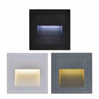 IP65 Waterproof Wall Light Underground Led Step Stair Lights Outdoor Footlight Recessed Corner wall Lamp exterior garden light