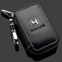 Huish Honda City HRV BRV JAZZ CRV ACCORD CIVIC ของแท้หนังวัวรถกระเป๋าใส่กุญแจถุงคลุมกระเป๋า Keychain ในสต็อก