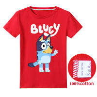 Bingo Blu Eeys เสื้อผ้าเด็ก,คอกลมเสื้อยืดผ้าฝ้าย100% แขนสั้นสำหรับเด็กเด็กผู้ชายเด็กผู้หญิง0000เด็กผู้หญิง