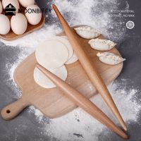 Pastry Tool Fondant Cake Dough Roller Pasta Dumpling Skin Maker Wood Rolling Pin Double Tip  Non-Stick Cooking Tool Dough Roller Preparation  Cutting