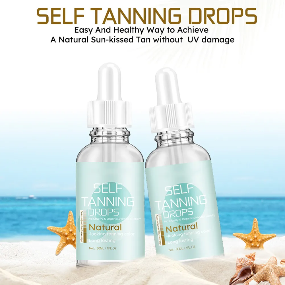 Tan Readdy [Ready Stock30ml Self-TanningหยดSunless Tanningน้ำมันทาตัวสำหรับสองสี ...