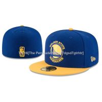 ✲✗☾ Golden State Warriors Men and Women Fashion Cap Full Closed Fit Caps 00CU