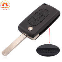 【discount】 Auto City (JAS) 3ปุ่มรายการรีโมทคอนโทรล Folding Flip Key เปลี่ยน Fob สำหรับ Citroen Peugeot C4 C5 C6 C8 Xsara Picasso CE0523