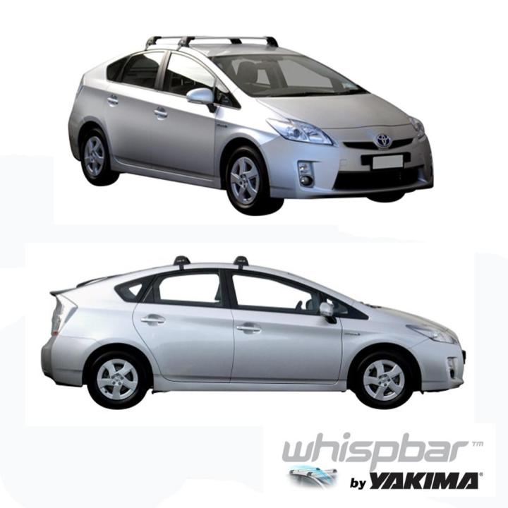 yakima-whispbar-roof-rack-toyota-prius-แร็คหลังคาตรงรุ่น-โตโยต้า-พรีอุส