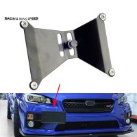 [YOMI Automotive Products] Racing อลูมิเนียมด้านหน้าป้ายทะเบียนผู้ถือชุดย้ายตำแหน่งสำหรับ Subaru WRX STi Toyota Scion FRS BRZ