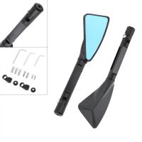 2 Pcs Universal Aluminum Alloy Motorcycle Side Rearview Triangle Mirror Car CNC Aluminum Alloy Rear View Mirror Mirrors