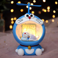 Creative Cartoon Blue Little Ding Flying Star Light Vinyl Piggy Bank Light Not Available Savings Bank Get Childrens Birthday Gifts Free