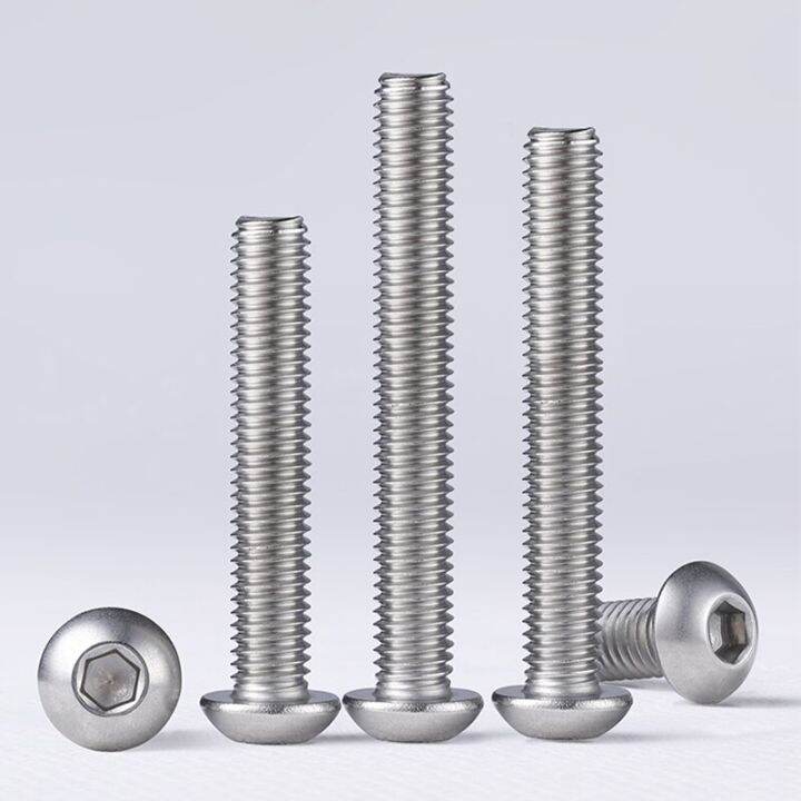 10pcs-round-head-hexagon-hex-socket-screw-4mm-60mm-length-allen-button-head-screw-bolt-m3-m4-m5-316-stainless-steel-nails-screws-fasteners