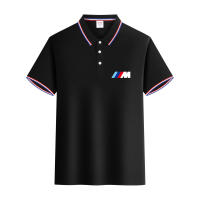 ผู้ชายปก BMW เสื้อโปโลผ้าฝ้ายแขนสั้นสันทนาการแบรนด์ใหม่ฤดูร้อนออกแบบธุรกิจแฟชั่นสลิมฟิต T