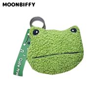 Animal coin purse cartoon plush frog storage bag coin purse cute frog storage pouch children 39;s gifts unique purse coin pouch