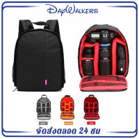 Daywalkers กลางแจ้งขนาดเล็กDSLRกล้องกันน้ำกระเป๋าเป้สะพายหลังกันน้ำMulti Functional Breathableคู่ไหล่กระเป๋ากล้อง กันน้ำ ขนาด 15.6 นิ้ว Nikon Canon