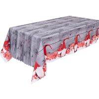 Christmas Tablecloth, Xmas Printed Rectangular Table Cover for Dining Room Kitchen Decor, 56Inch x 70Inch