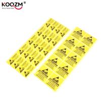 ‘；【。 40Pcs Attention Caution Sticky Sticker Adhesive Warning Label Reminder For ESD Static Sensitive Device Electronic Components