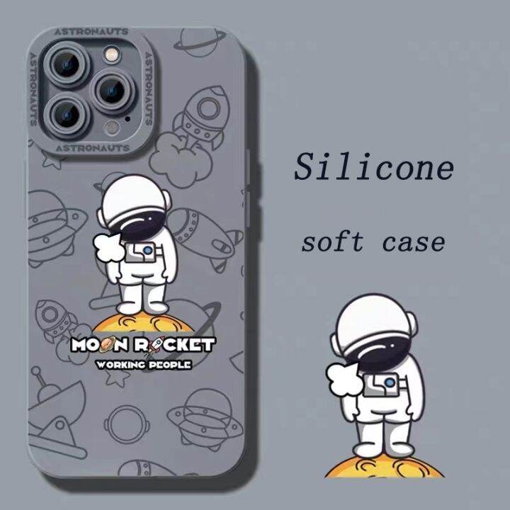 silicone-soft-case-sleepping-astronaut-เคส-compatible-for-iphone-14-pro-max-13-pro-max-12-pro-max-11-pro-max-case