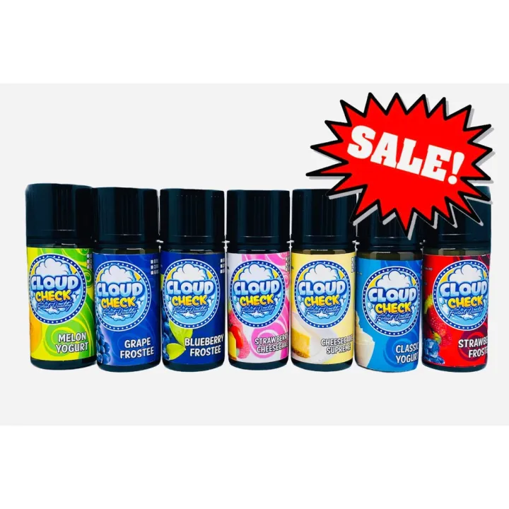 【Ready Stock】 Cloud Check 100 Ml Premium Vape Juice ( Ejuice / Ejuice