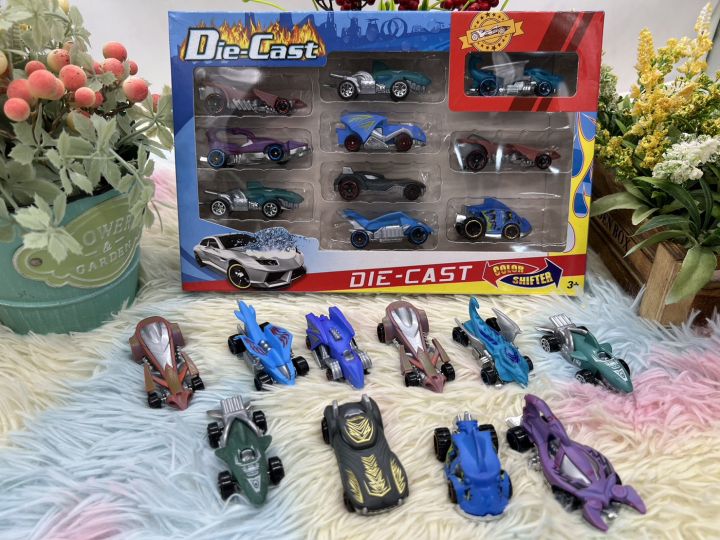 พร้อมส่ง-ของเล่นเด็ก-รถเหล็ก-รถฮอตวิว-hotwheel-รถแผง-รถโมเดล-รถเปลี่ยนสี-รถเด็กเล่น-รถเปลี่ยนสี-10-คัน-ของเล่นเสริมพัฒนาการ