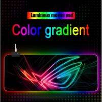 แผ่นกันลื่น แผ่นรองเมาส์มีไฟ GMS-wt-5 Gaming Mouse Pad RGB 7colors (300×800×4)เปลี่ยนไฟได้ 14 โหมด แผ่นวางเมาส์