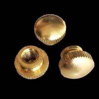 1-5PCS  M3 M4 M5 M6 m8 brass round blind end step Knurled Thumb Nuts Nails  Screws Fasteners