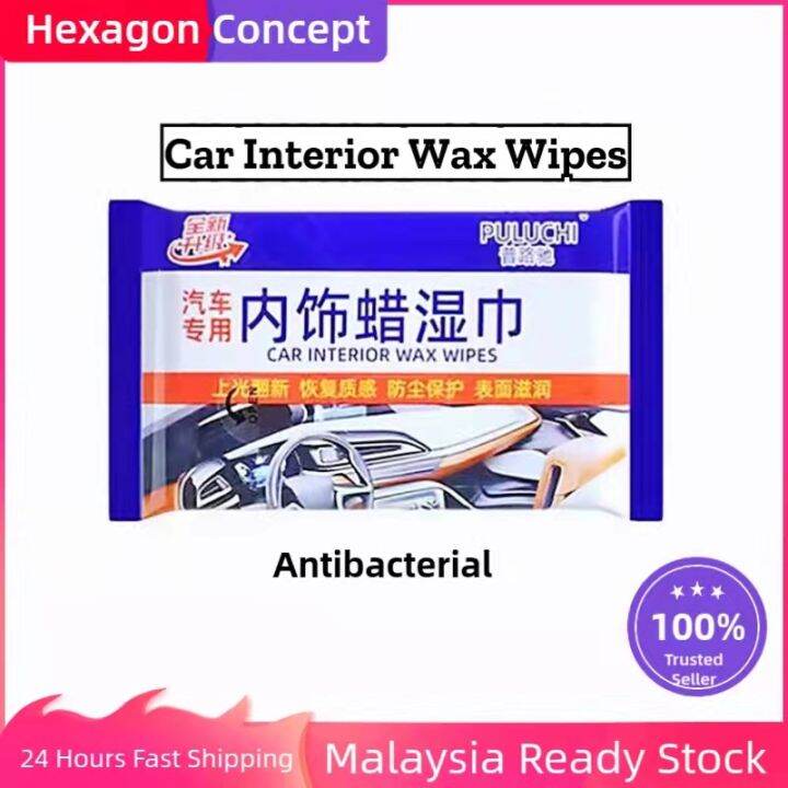 Car Interior Wax Wipes Lazada