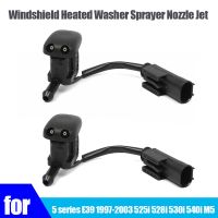 【Ready Stock&amp;COD】1 Pair New Windshield Heated Washer Sprayer Nozzle Jet 61668361039 for -BMW 5 Series E39 1997-2003 525I 528I 530I M5